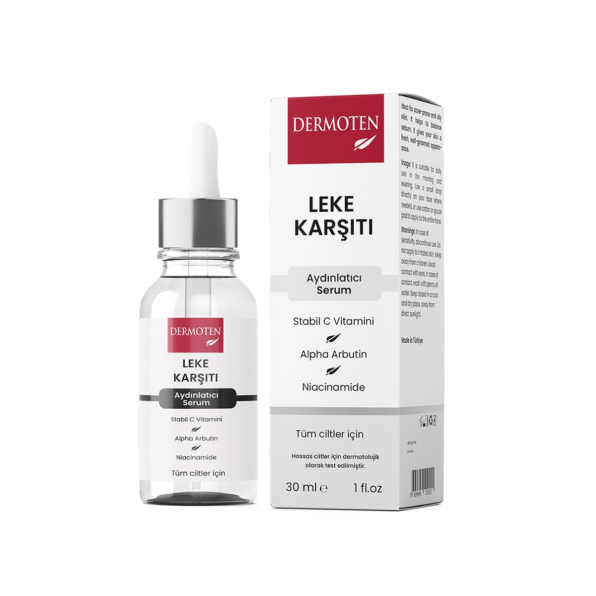 Aydınlatıcı C Vitaminli Leke Karşıtı Cilt Bakım Serumu 30 ml