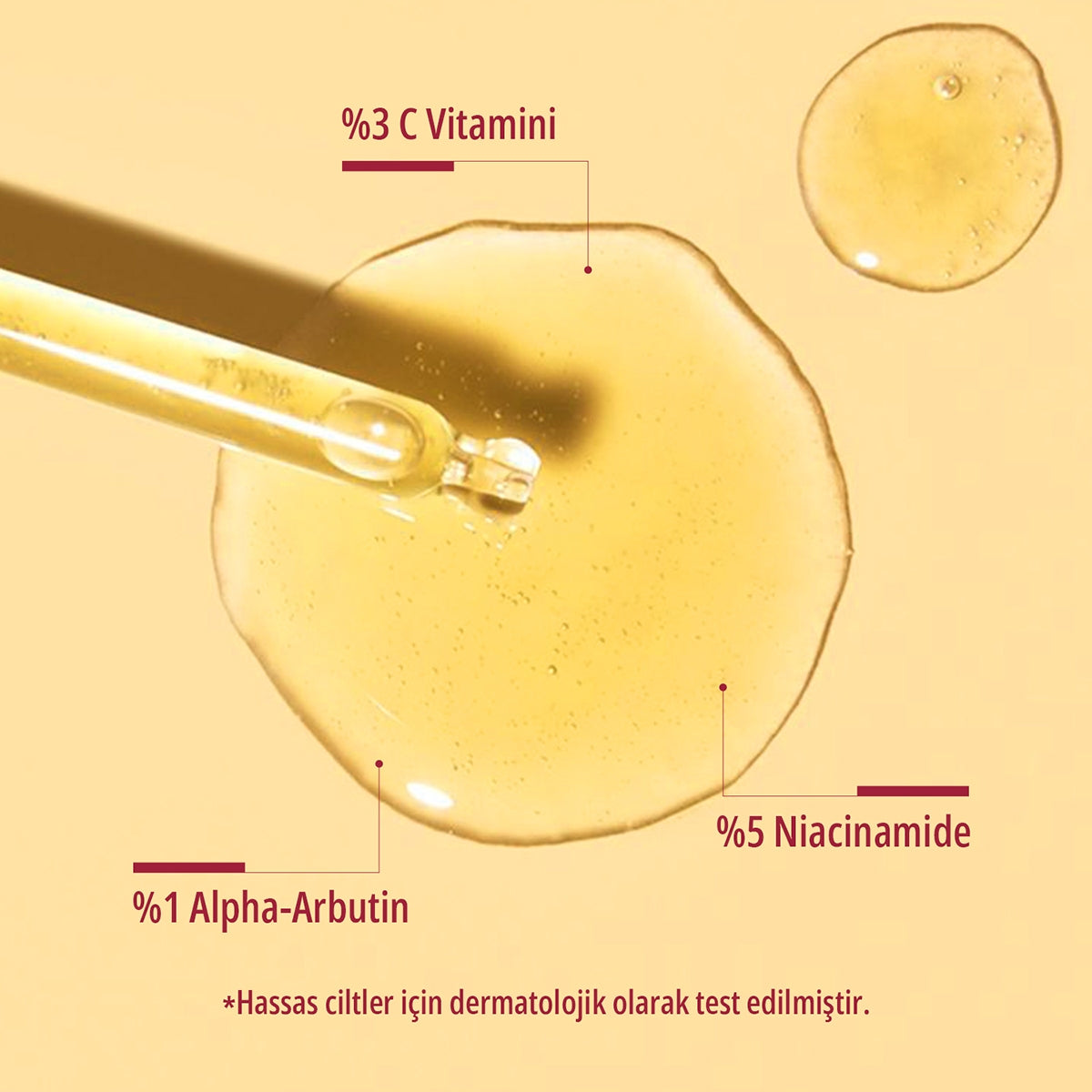 Aydınlatıcı C Vitaminli Leke Karşıtı Cilt Bakım Serumu 30 ml