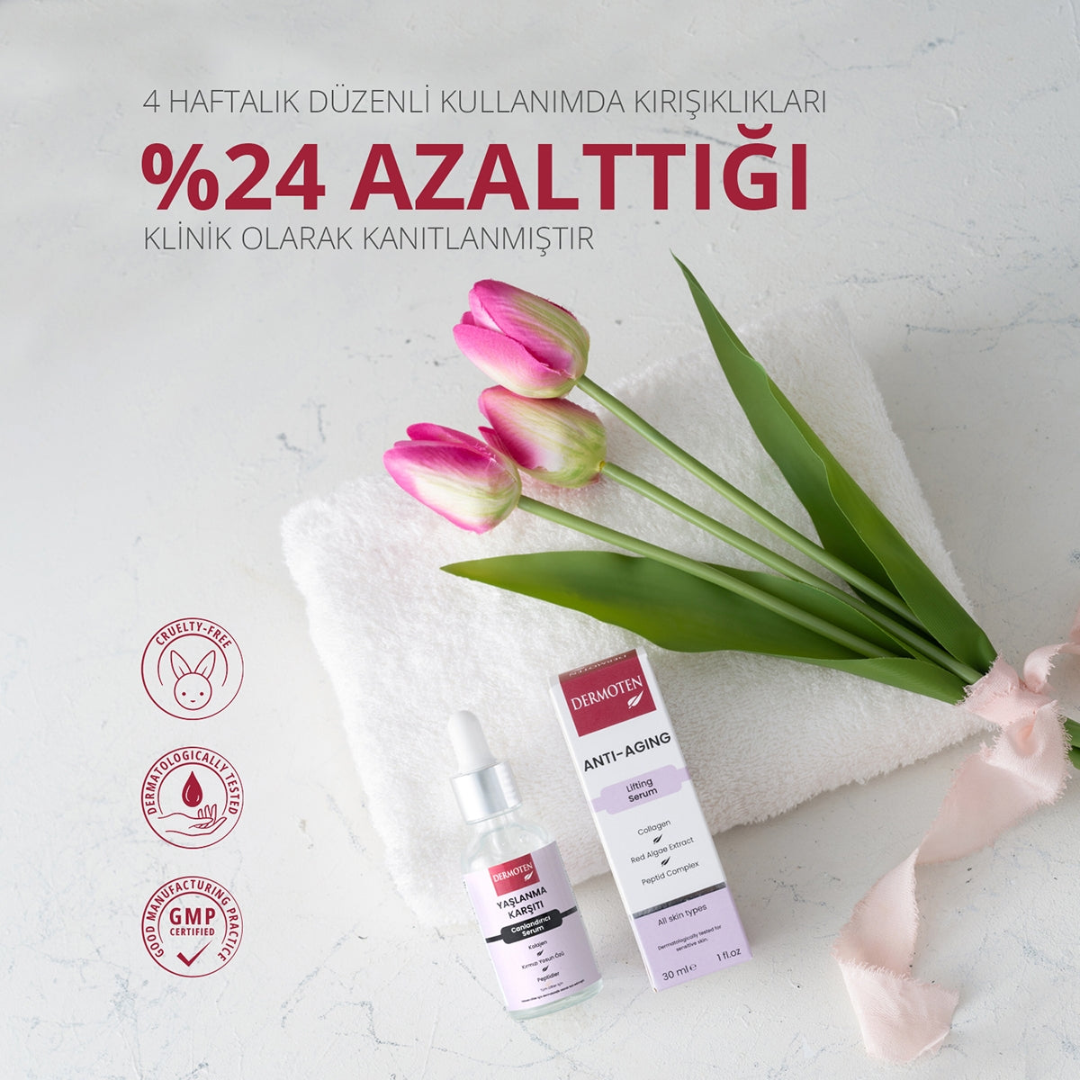 Kolajen Yaşlanma Karşıtı Cilt Bakım Serumu 30 ml