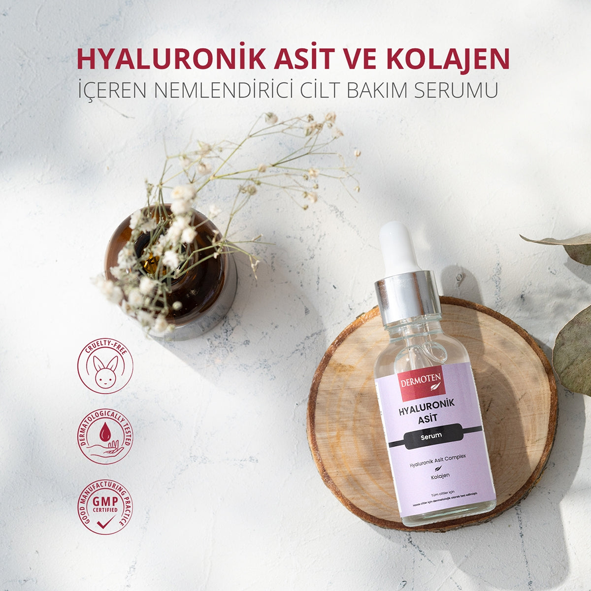 Nemlendirici Hyaluronik Asit Serumu 30 ml