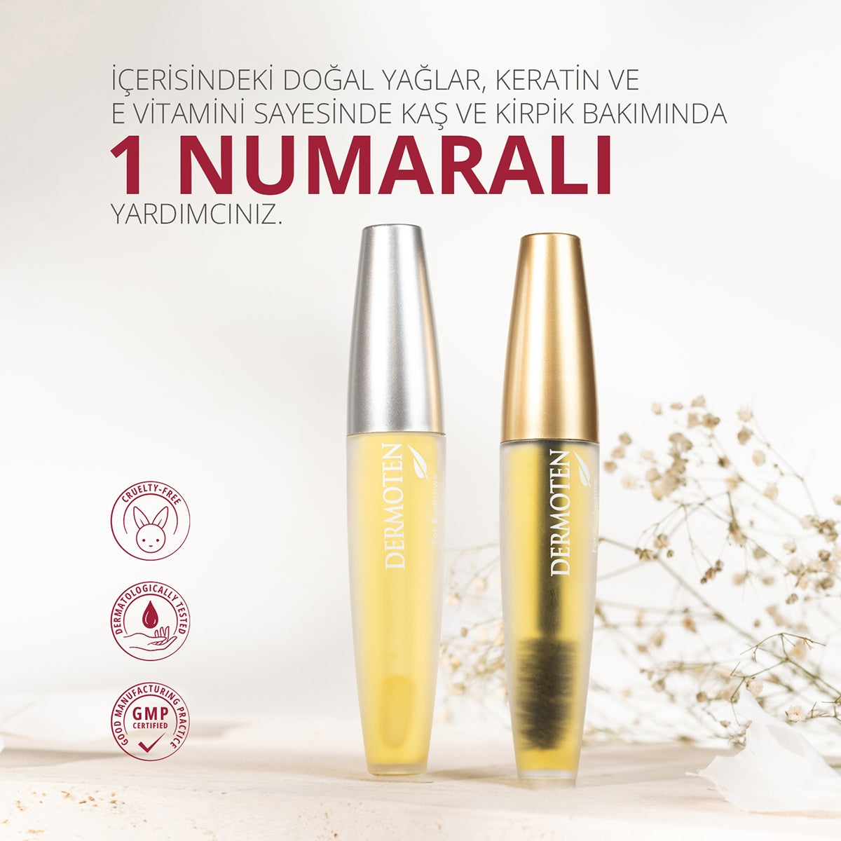 Kaş Kirpik Serumu Besleyici ve Güçlendirici Kaş ve Kirpik Bakım Serumu
20 ml