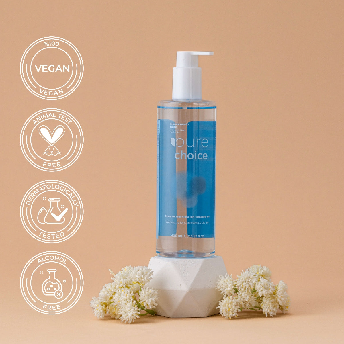 Karma ve Yağlı Ciltler İçin Yüz Temizleme Jeli 400 ml