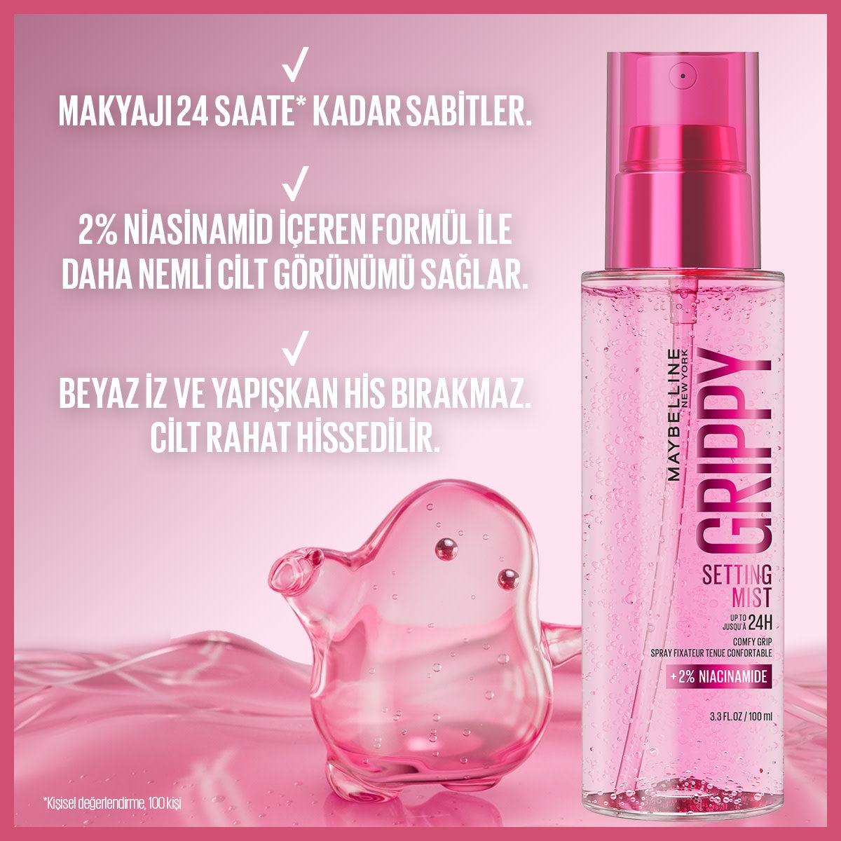 Grippy Makyaj Sabitleyici Sprey