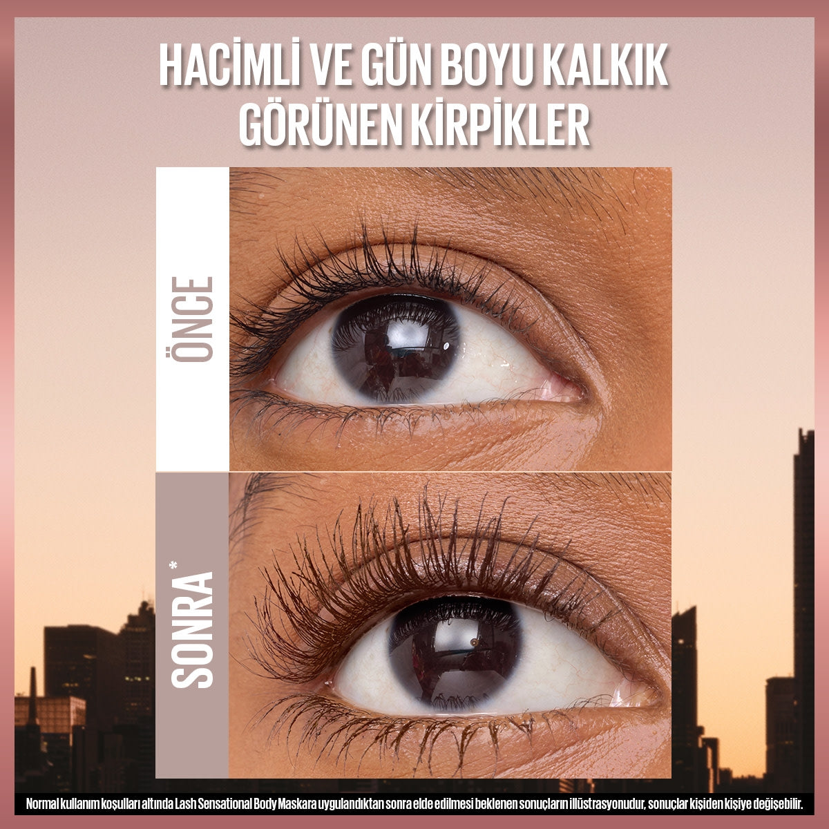 Body Lash Sensational Kahverengi Maskara
