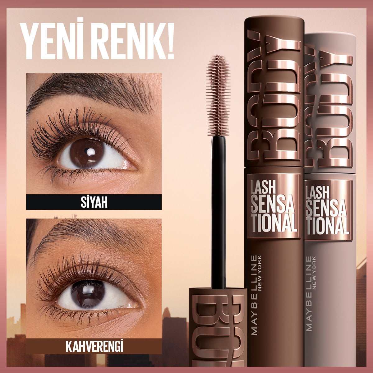 Body Lash Sensational Kahverengi Maskara