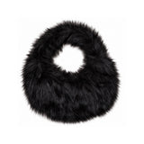 Siyah Peluş Çanta