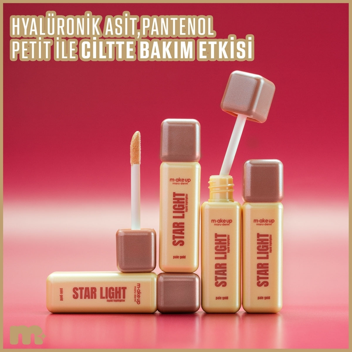 Make Up Star Light Likit Aydınlatıcı Pale Gold