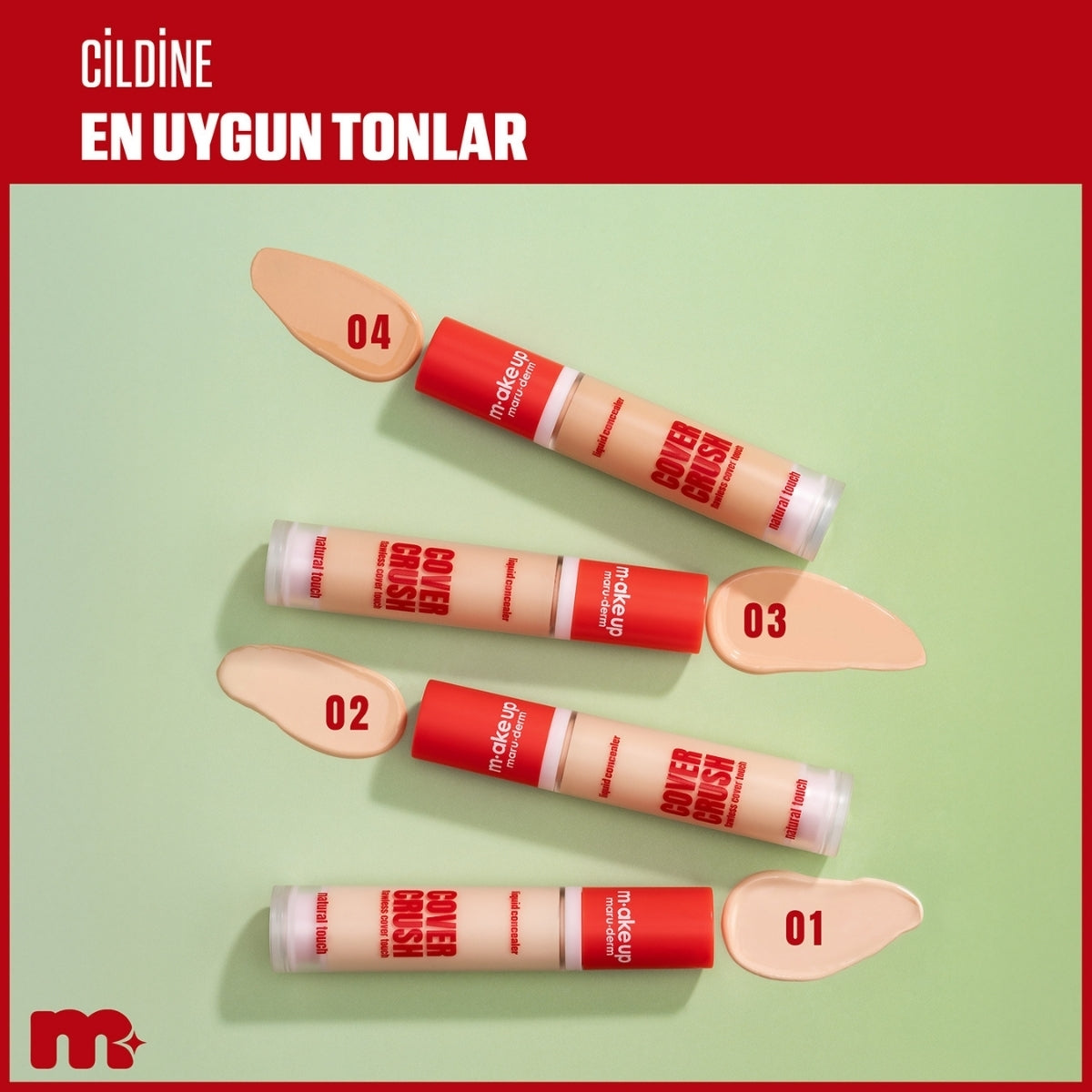 Make Up Cover Crush Kapatıcı No: 01