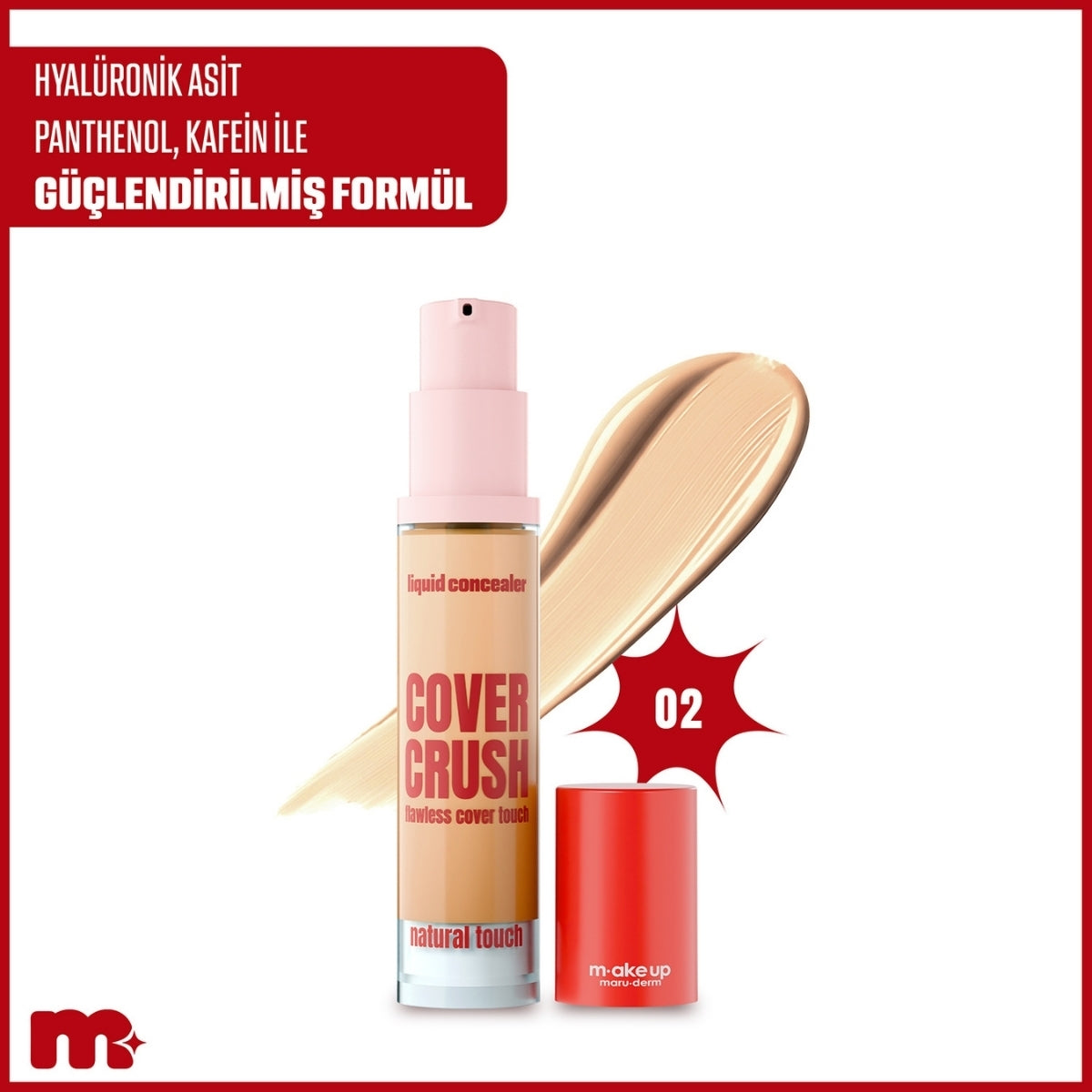 Make Up Cover Crush Kapatıcı No: 02