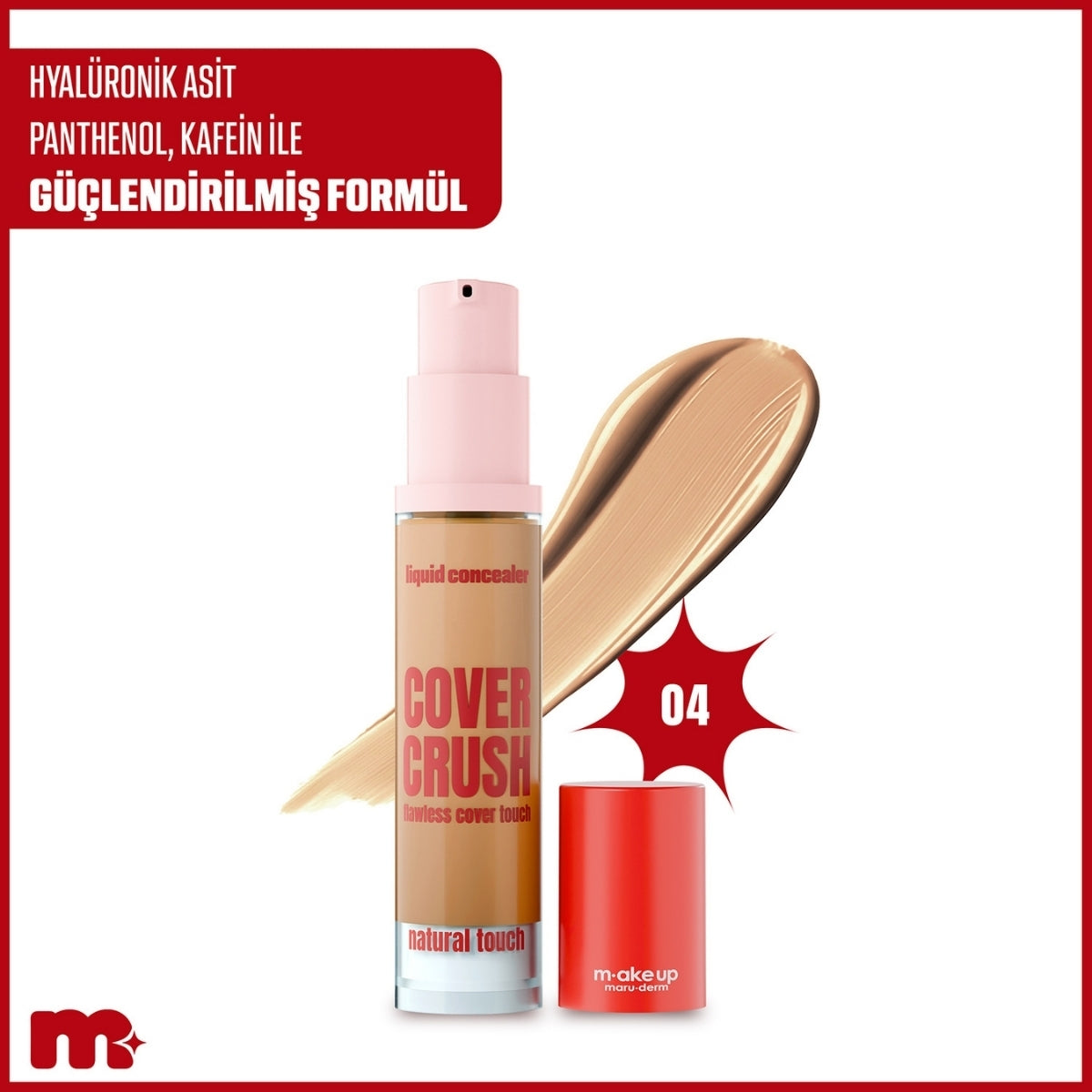 Make Up Cover Crush Kapatıcı No: 04