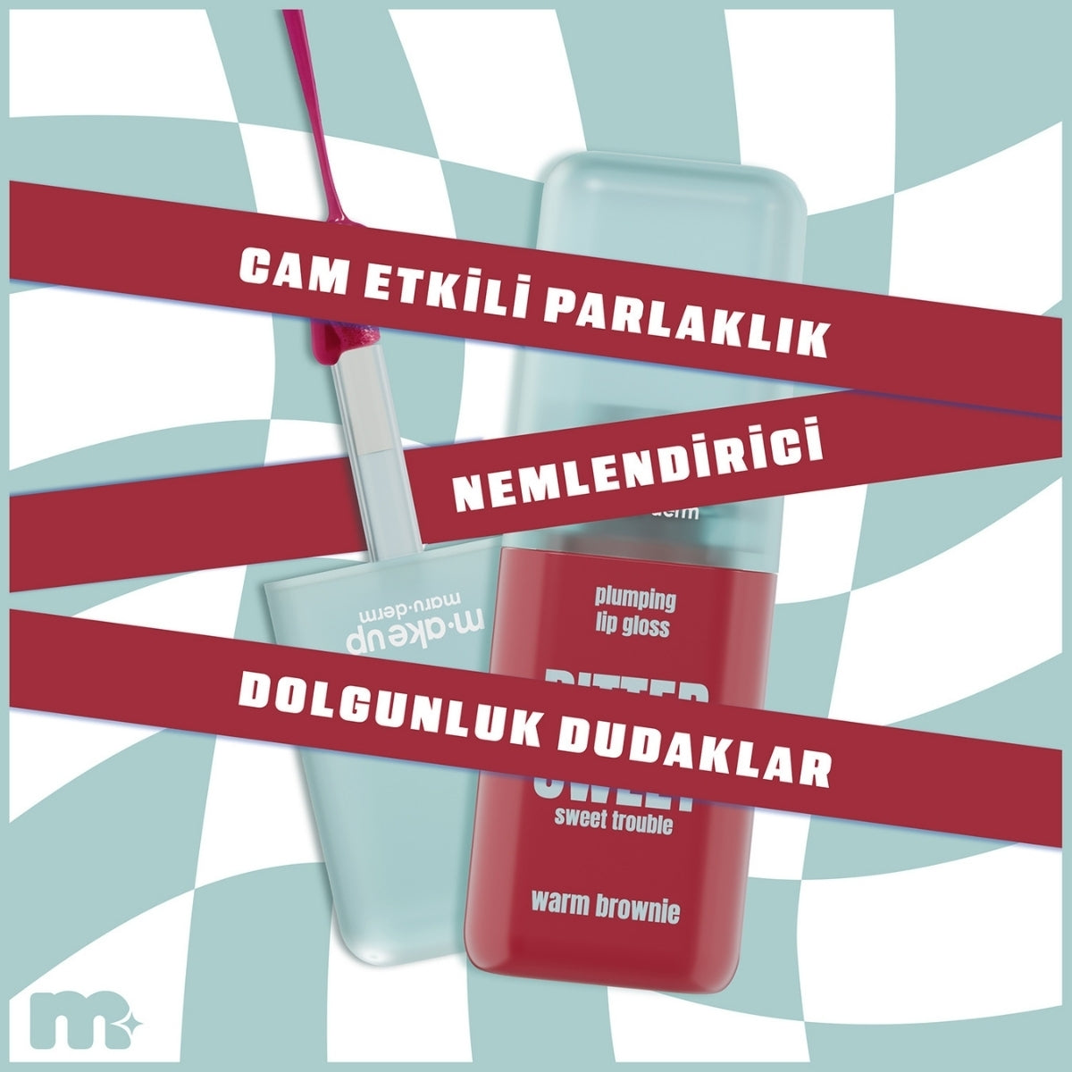 Make Up Dolgunlaştırıcı Bitter Sweet Dudak Parlatıcısı Warm Brownie