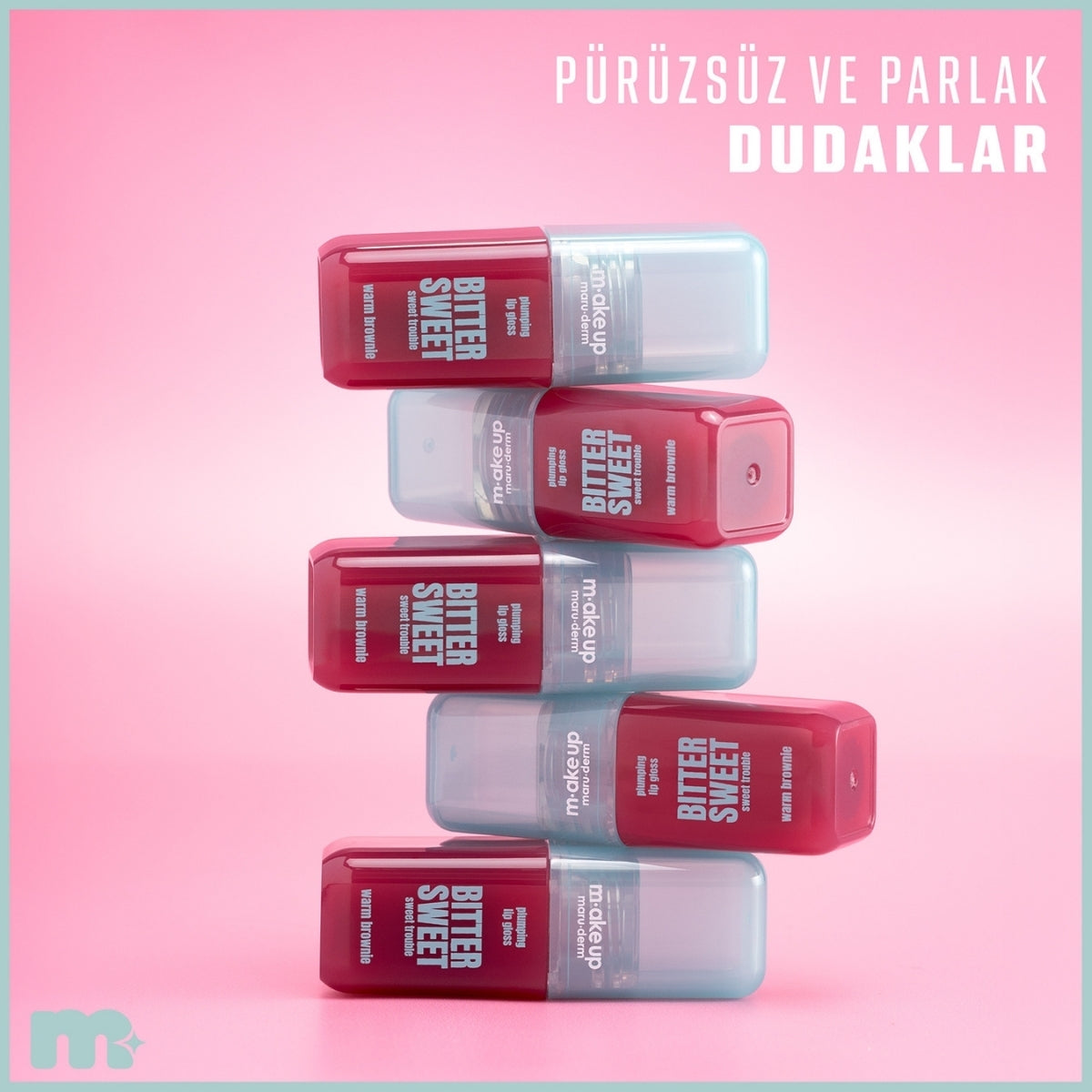 Make Up Dolgunlaştırıcı Bitter Sweet Dudak Parlatıcısı Warm Brownie