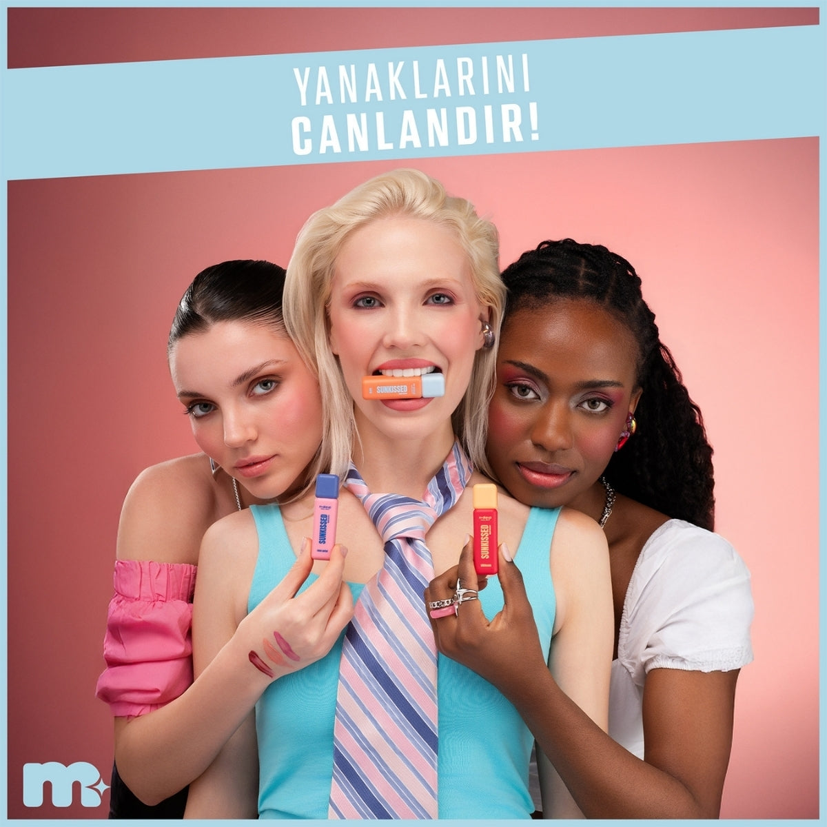 Make Up Sunkissed Likit Allık Coral