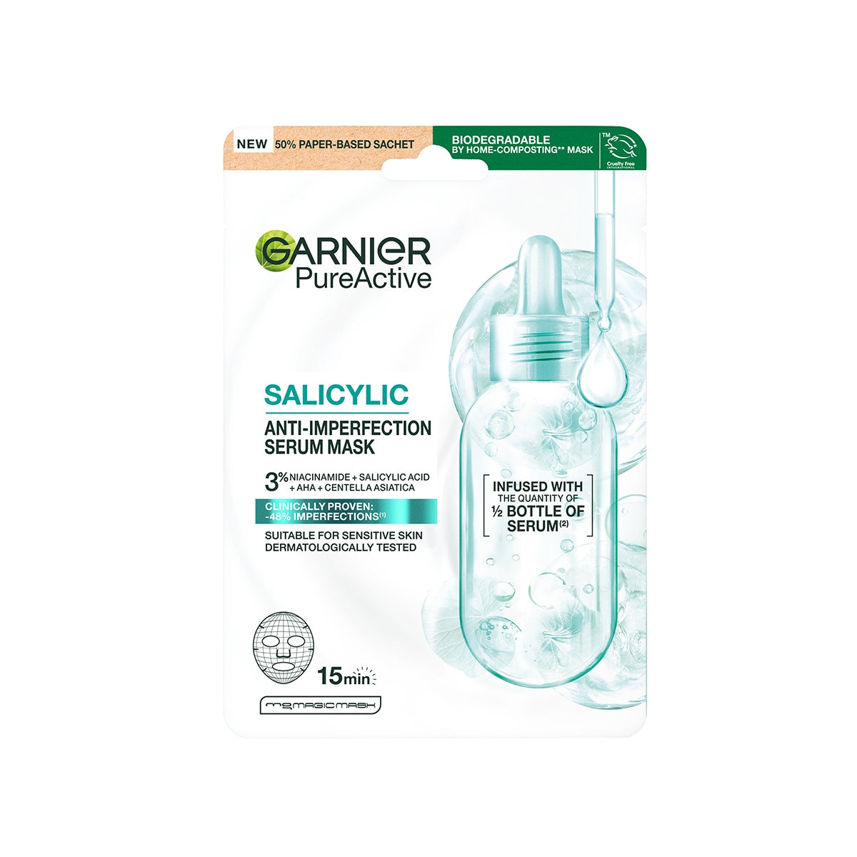 Salisilik Cilt Kusurları Karşıtı Serum Maske
