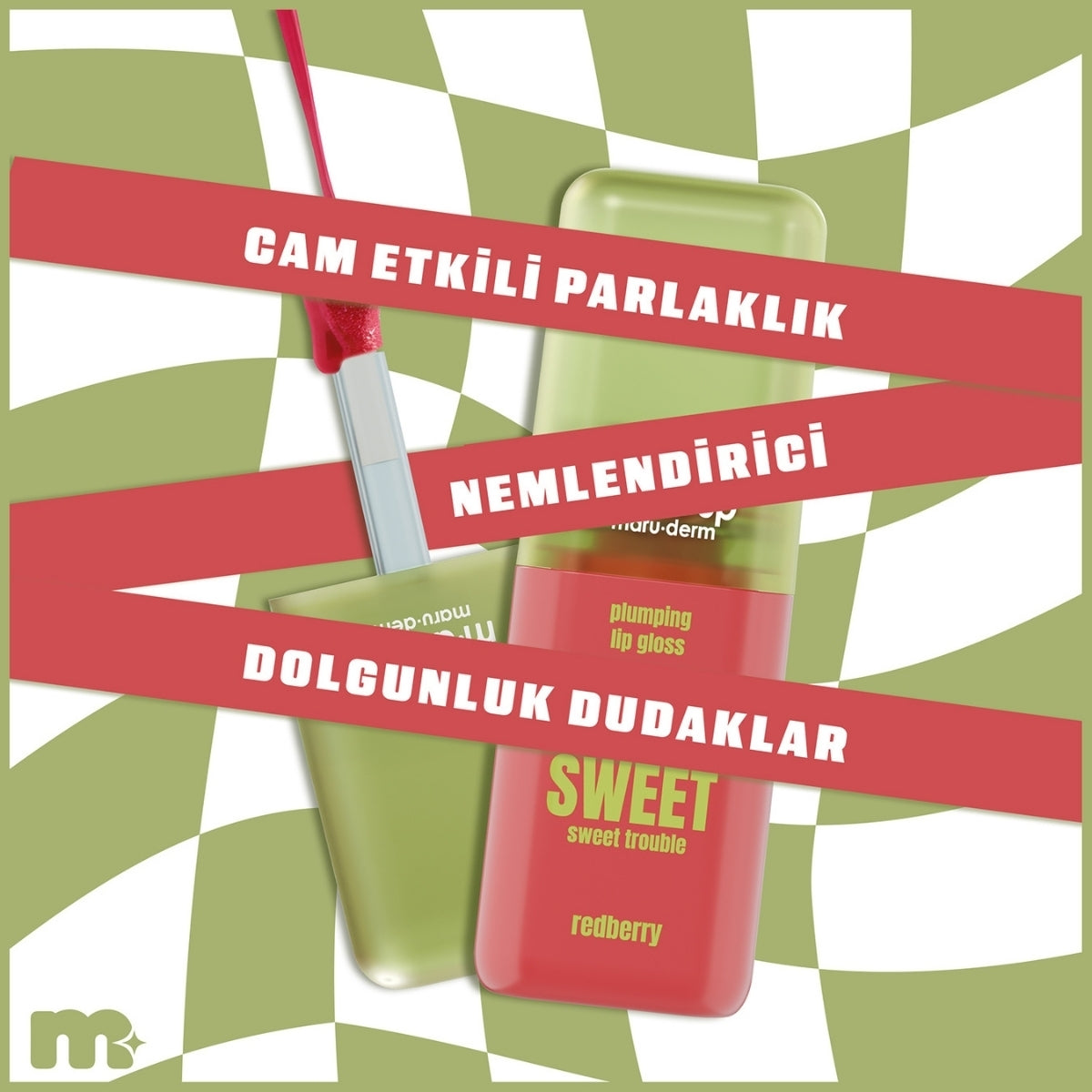 Make Up Dolgunlaştırıcı Bitter Sweet Dudak Parlatıcısı Redberry