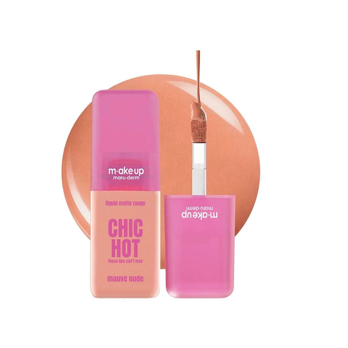 Make Up Chic Hot Likit Mat Ruj Mauve Nude