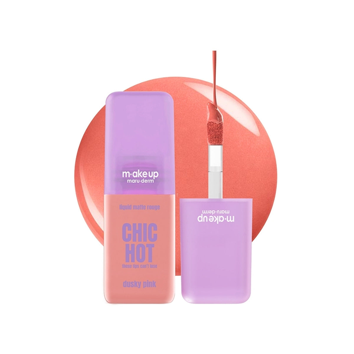 Make Up Chic Hot Likit Mat Ruj Dusky Pink