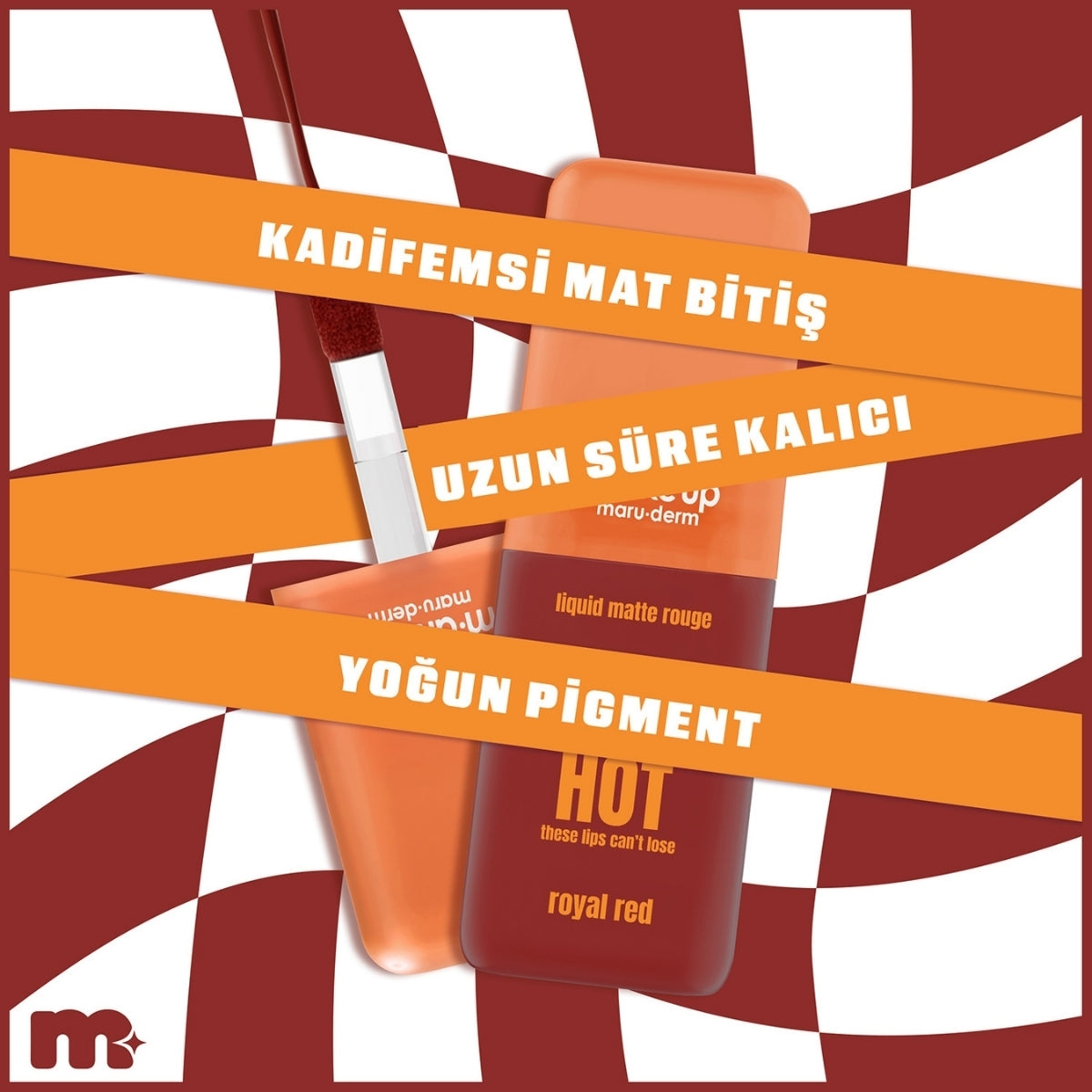 Make Up Chic Hot Likit Mat Ruj Royal Red