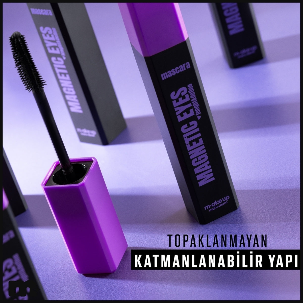 Make Up Magnetic Eyes Maskara Lenght and Define (Siyah)