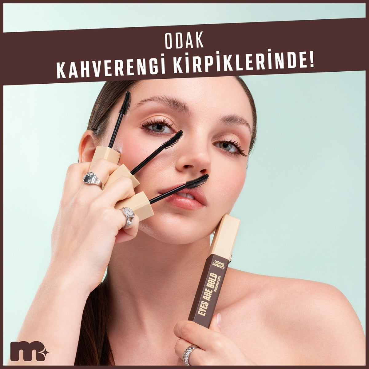 Make Up Eyes Are Bold Renkli Maskara Espresso Shot (Kahverengi)