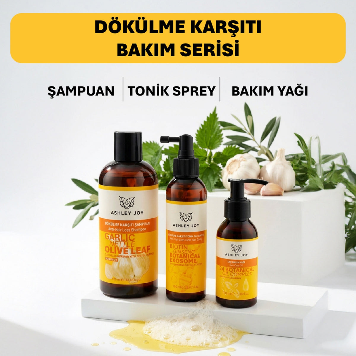 ASHLEY JOY SAÇ SPREYİ DÖKÜLME KARŞITI 150ML