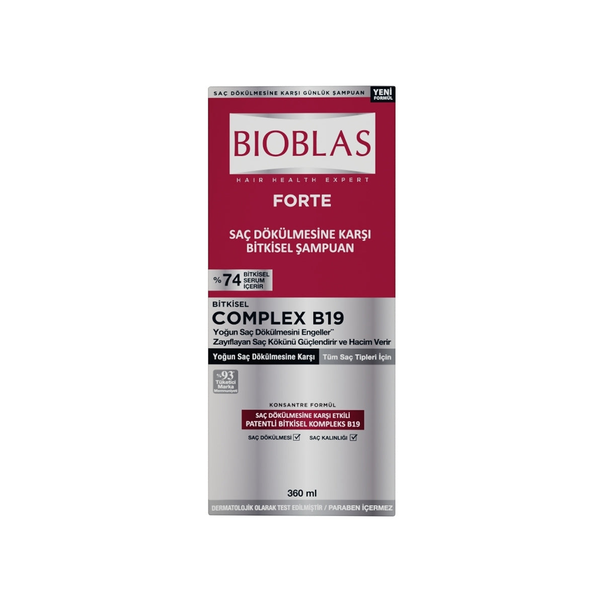 BIOBLAS ŞAMPUAN FORTE 360ML