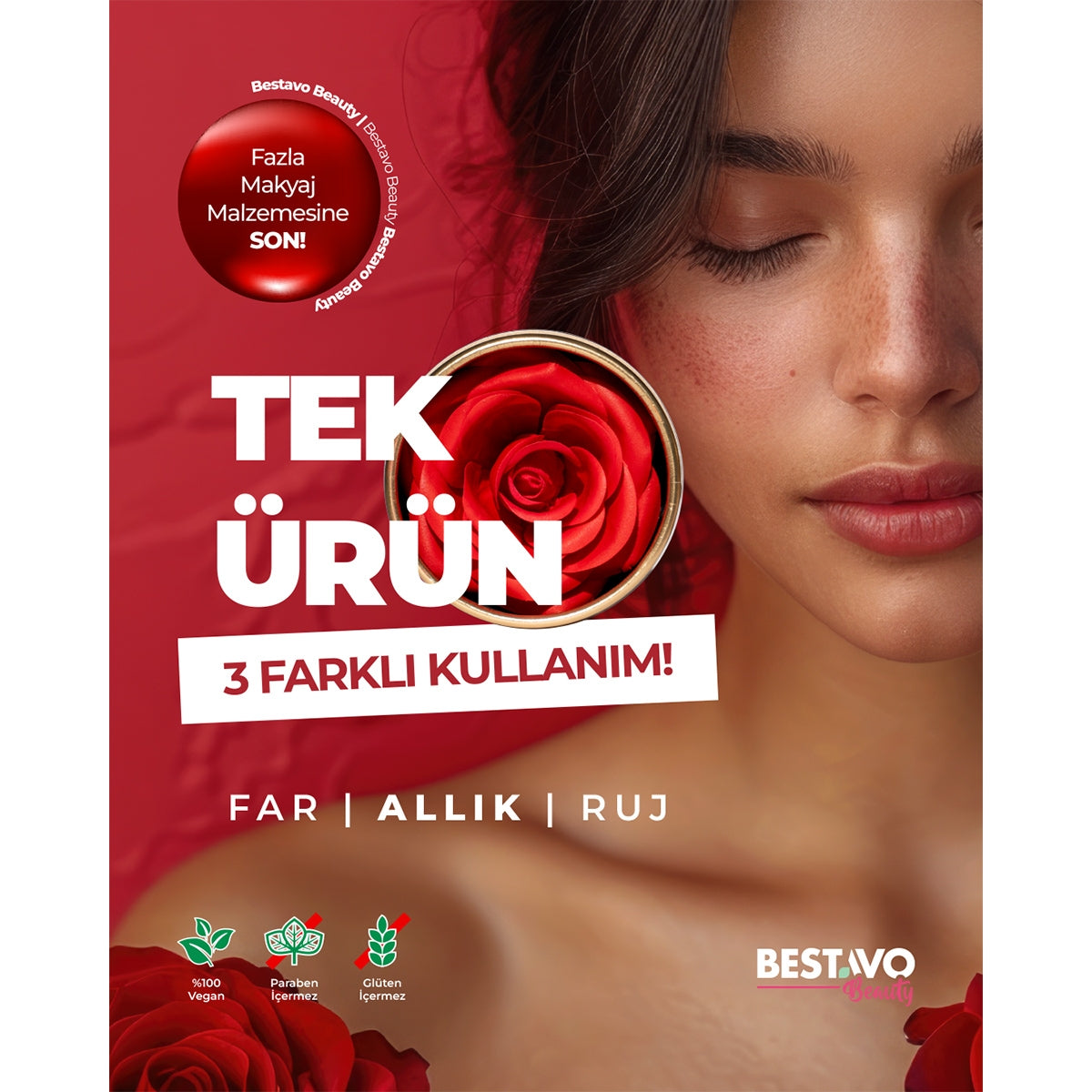 Gül Allık Kırmızı