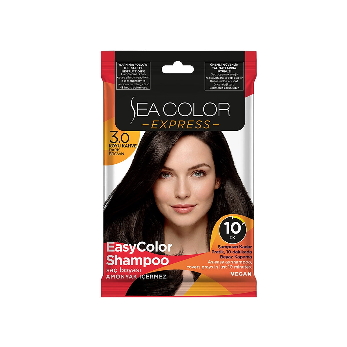 Aqua Hair Dye Koyu Kahve 3.0