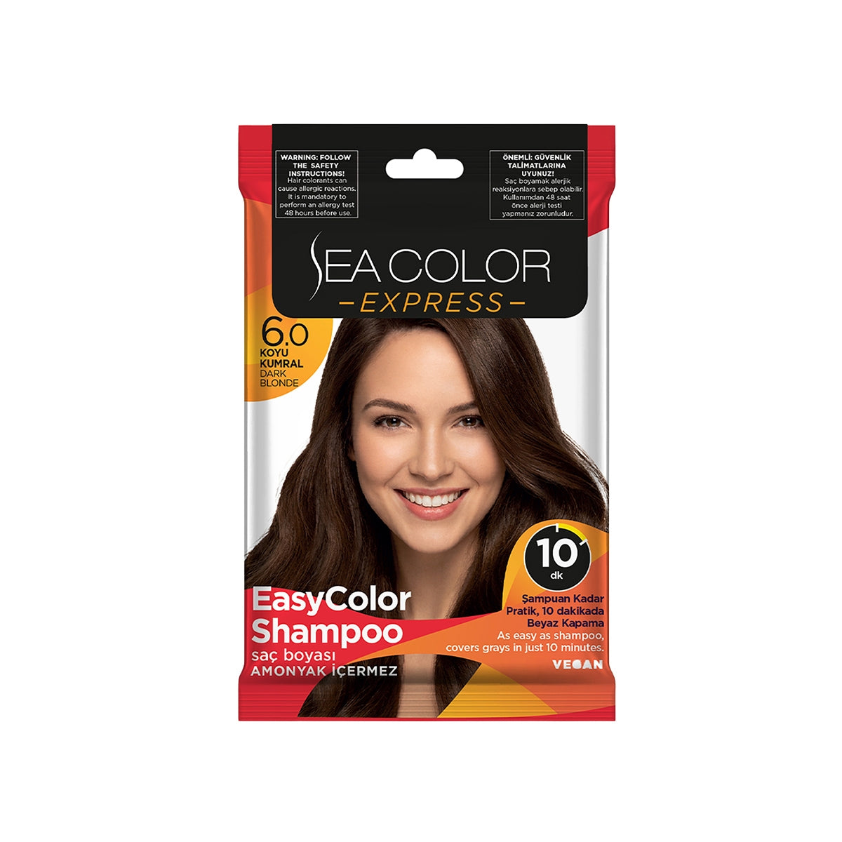 Aqua Hair Dye Koyu Kumral 6.0