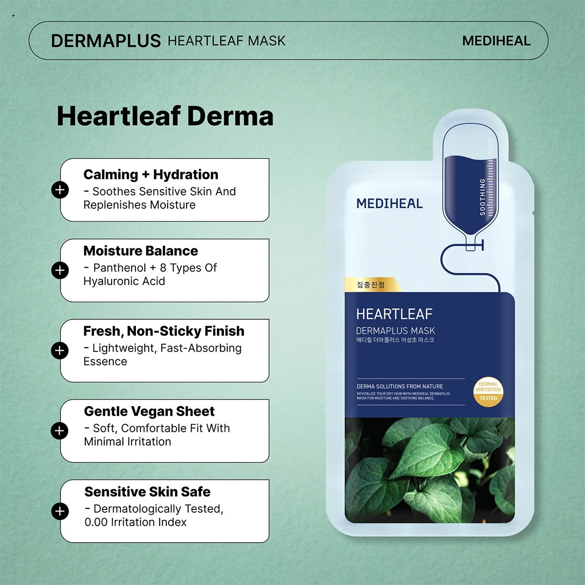 Dermaplus Heartleaf Maske 22Ml