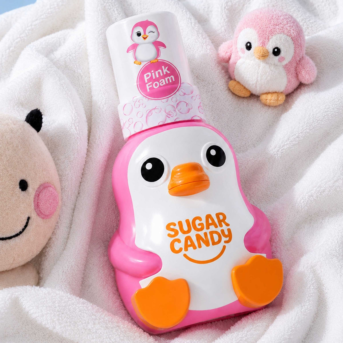 Renkli Köpük Sabun Strawberry Pink Milk Lolly 350 ml