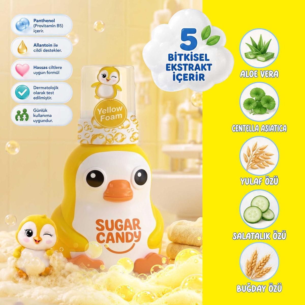 Renkli Köpük Sabun Muz Pop Pingo 350 ml