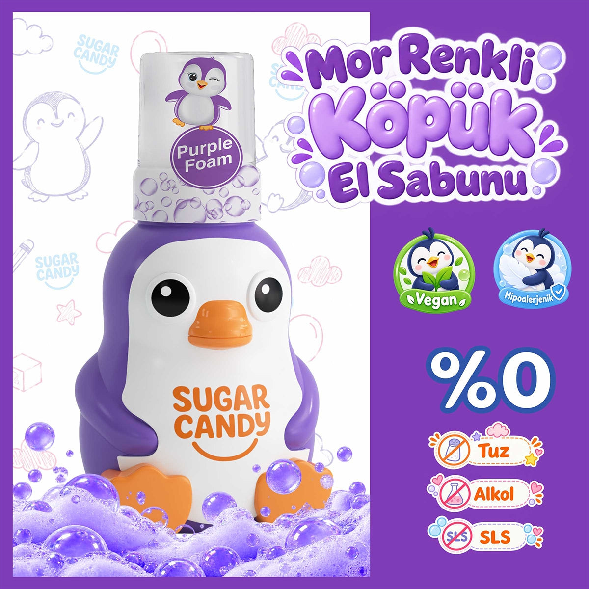 Renkli Köpük Sabun Orman Meyveleri Mimi 350 ml