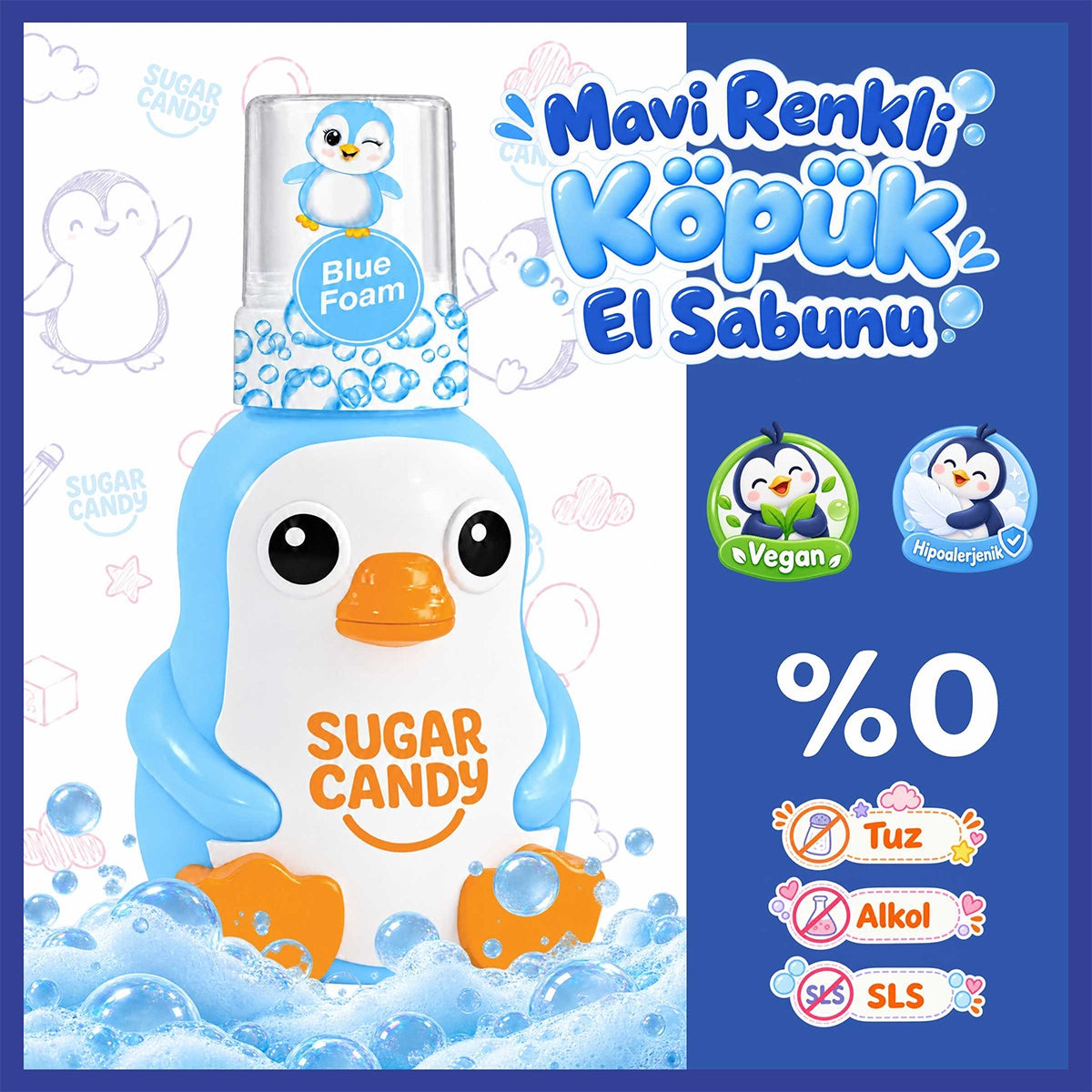 Renkli Köpük Sabun Yaban Mersini Nero 350 ml