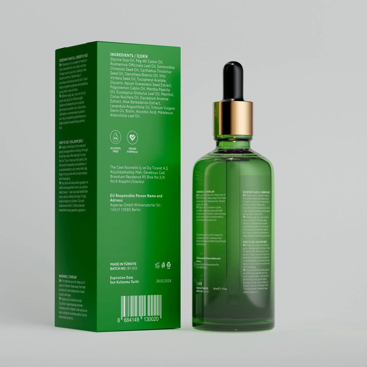 THE CEEL SAÇ BAKIM YAĞI BİBERİYE 50ML