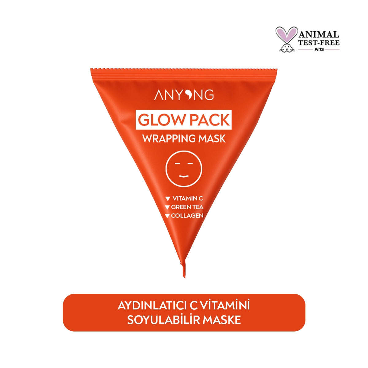 Aydınlatıcı C Vitamini Soyulabilir Yüz Maskesi 7 ml