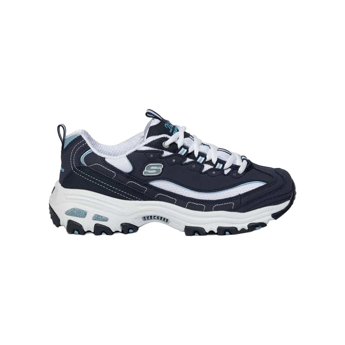 Skechers Biggest Fan Kadın Lacivert Beyaz Spor Ayakkabı No 38