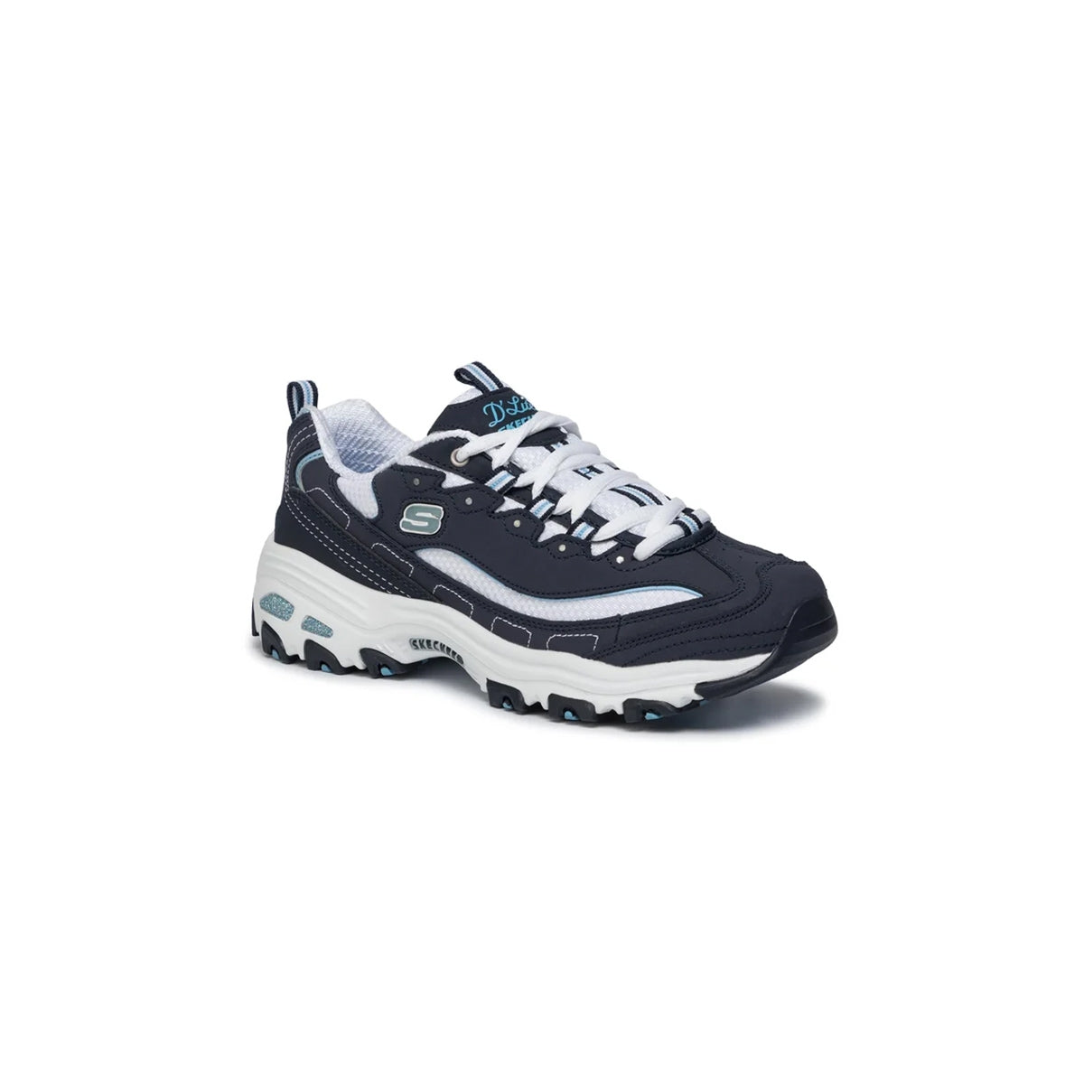 Skechers Biggest Fan Kadın Lacivert Beyaz Spor Ayakkabı No 38